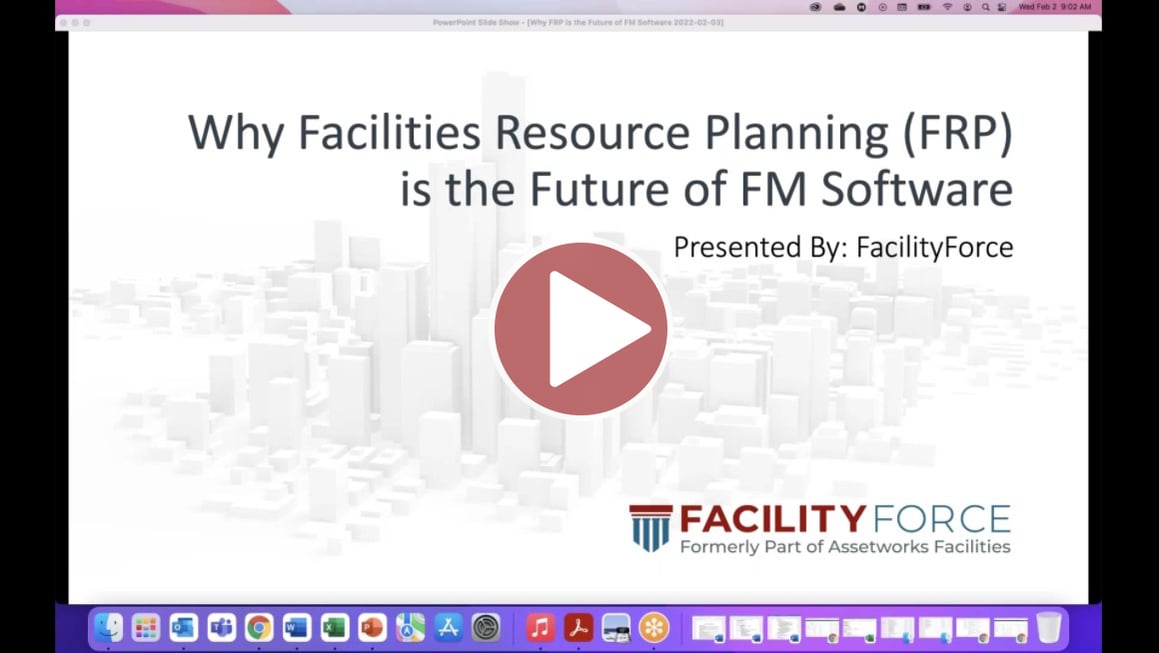 Facilities Resource Planning Webinar