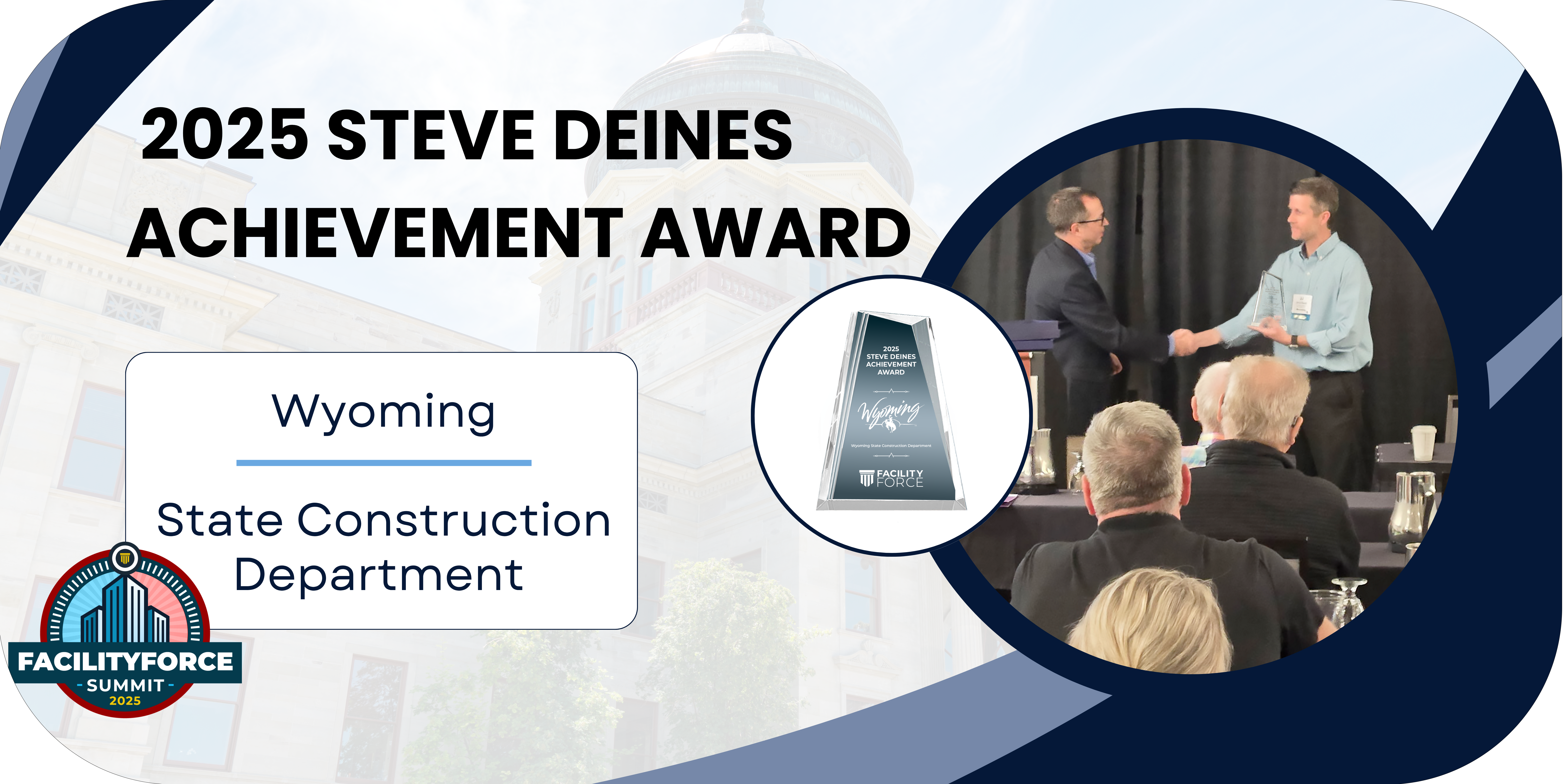 State of Wyoming wins FacilityForce's 2025 Steve Deines Achievement Award
